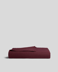 Matelasse Coverlet (Garnet)