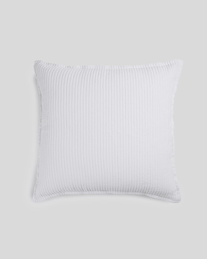 Matelasse Euro Sham (White)