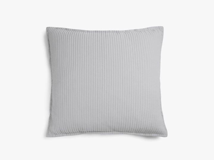 Matelasse Euro Sham (Pebble Grey)