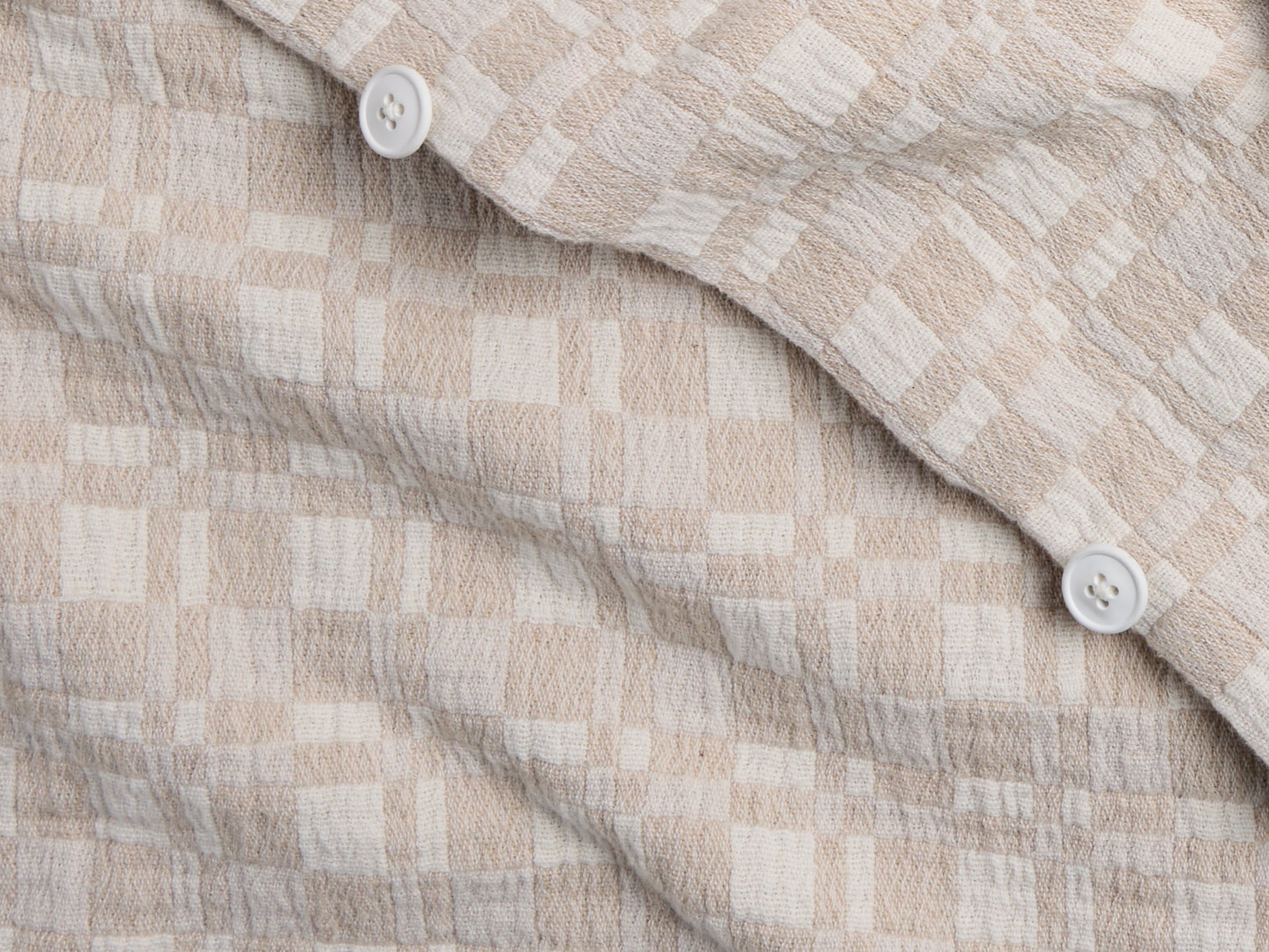 Modern Check Jacquard Duvet Cover - Thumbnail 3