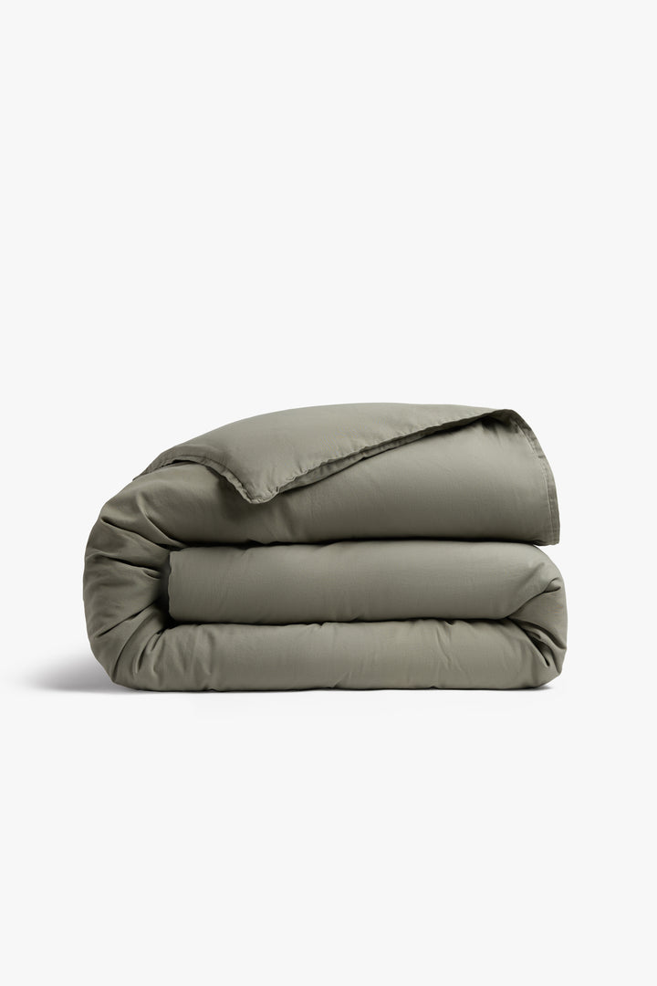 Organic Soft Luxe Duvet Cover - FINAL SALE (Moss)