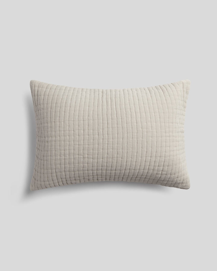 Organic Air Cotton Mini Sham (Bone)