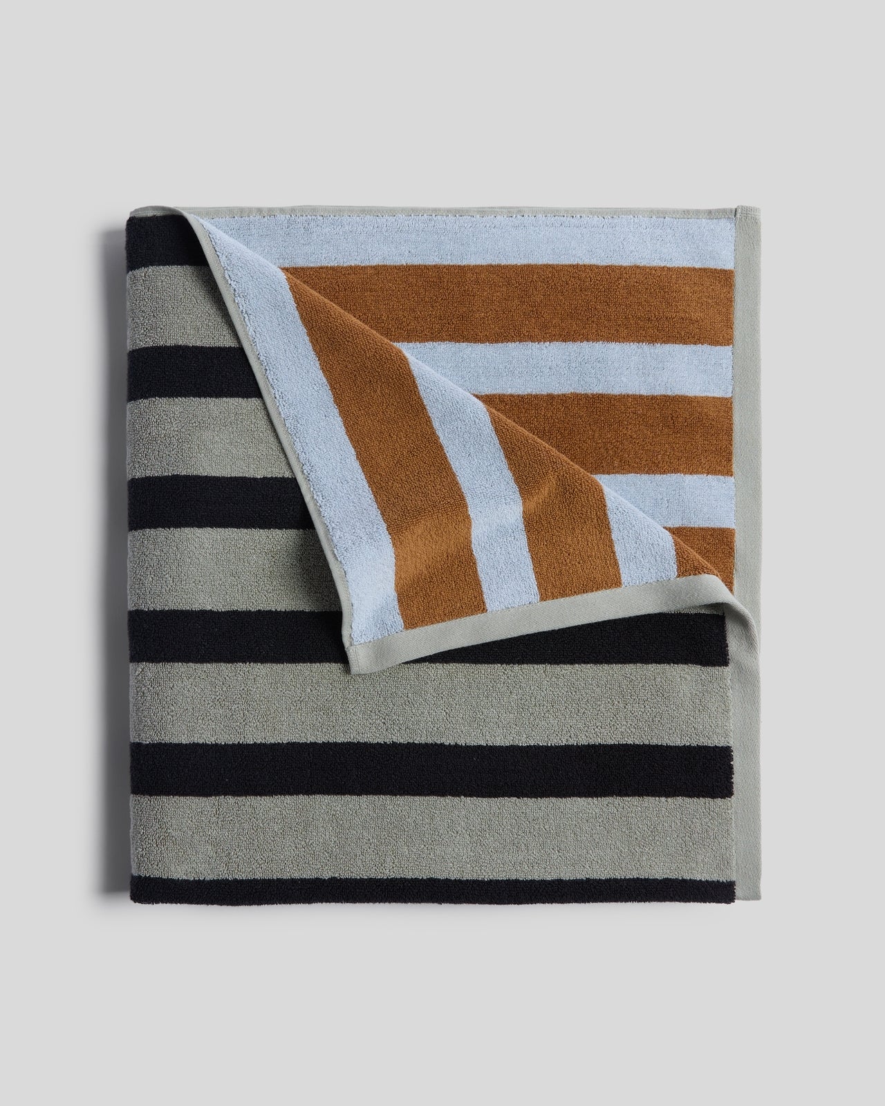 Organic Cabana Beach Towel - Sage and Honey - 40"x72" / Sage and Honey