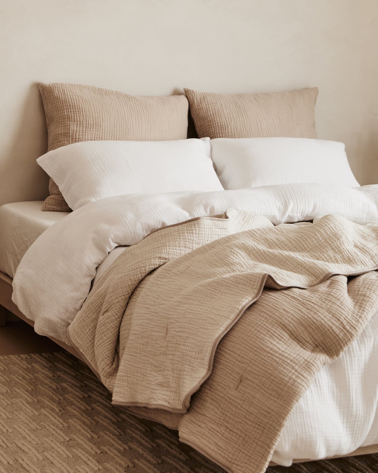 Organic Cloud Cotton Duvet Cover Set - Thumbnail 4