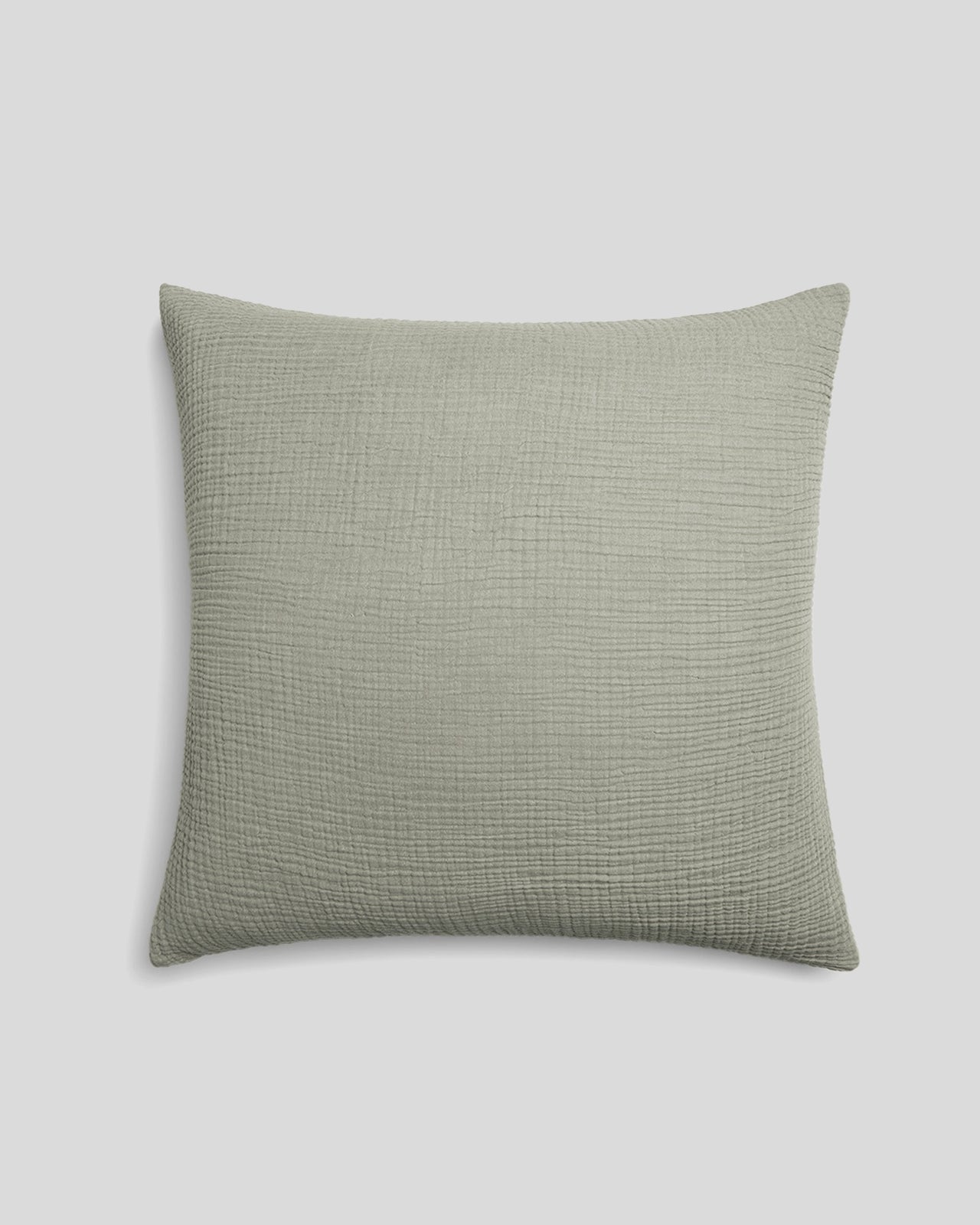 Organic Cloud Cotton Euro Sham (Moss)