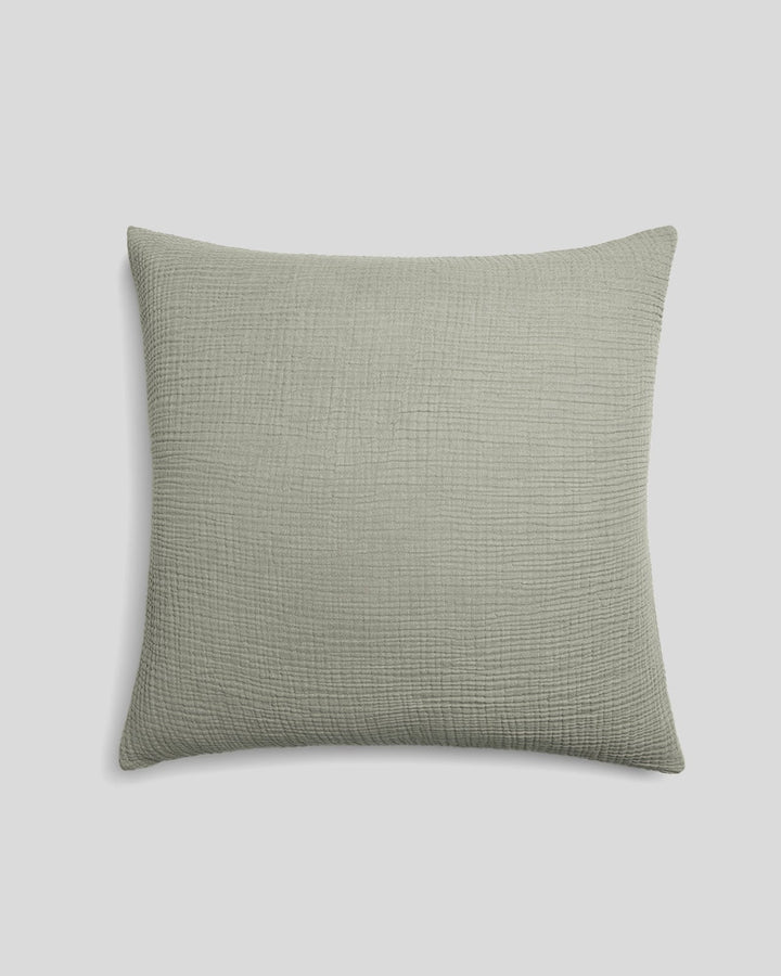 Organic Cloud Cotton Euro Sham (Moss)