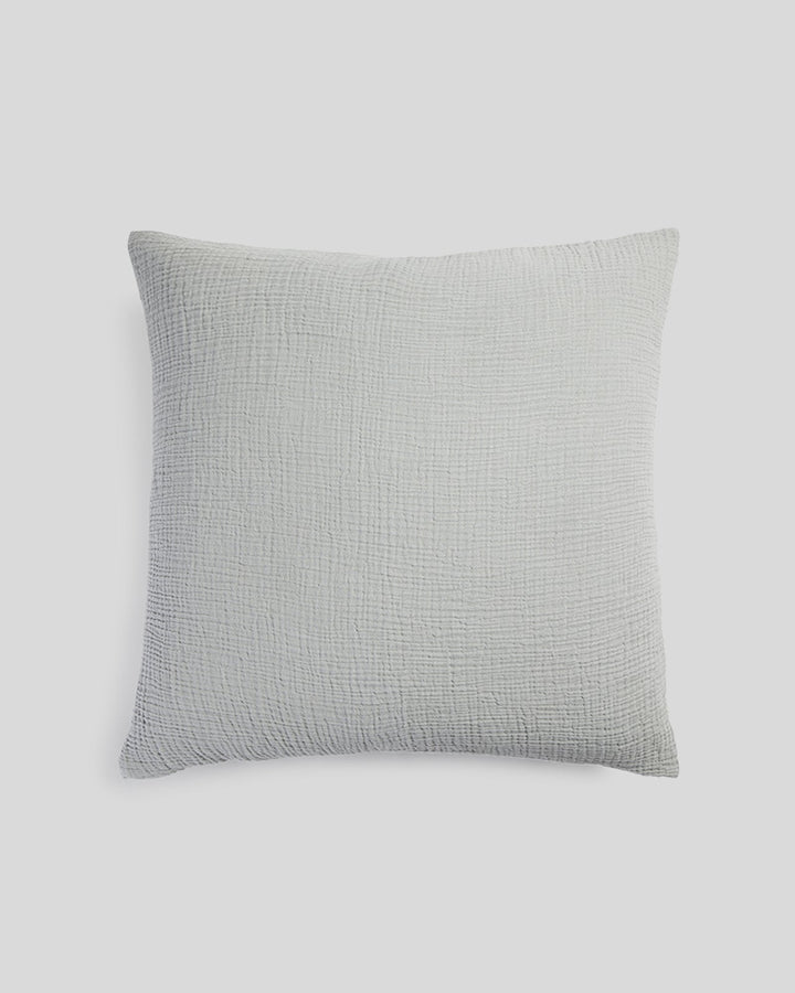 Organic Cloud Cotton Euro Sham (Smoke)