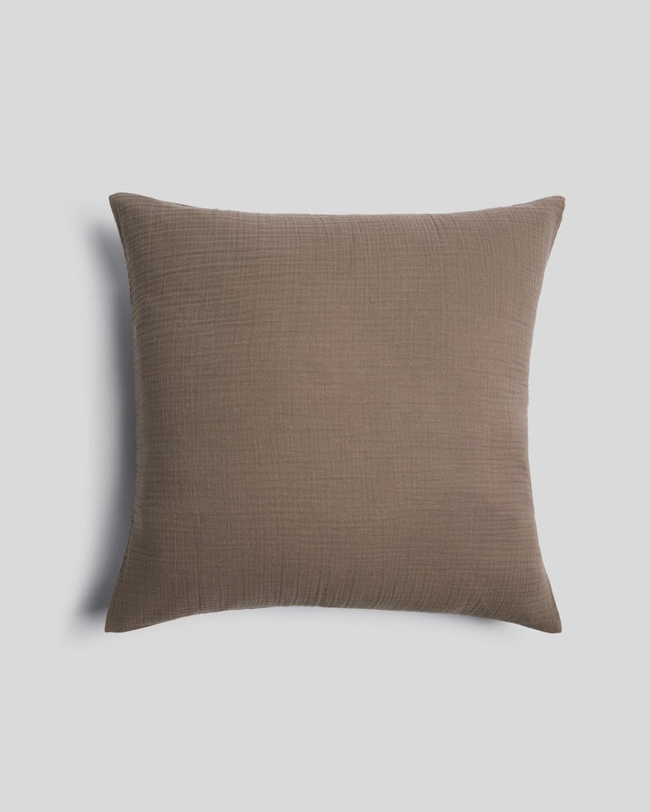 Organic Cloud Cotton Euro Sham (Warm Grey)