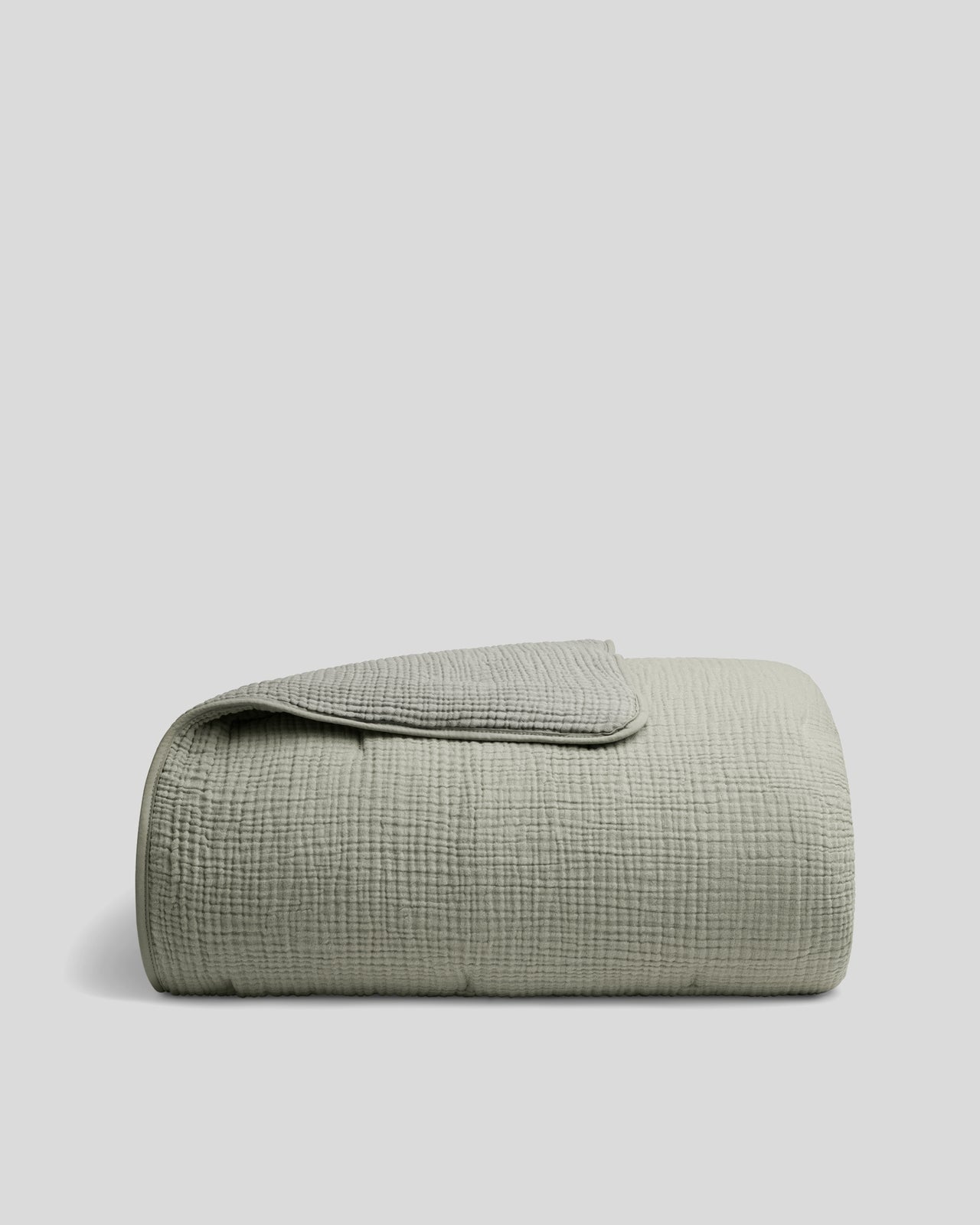 Organic Cloud Cotton Quilt (Moss)