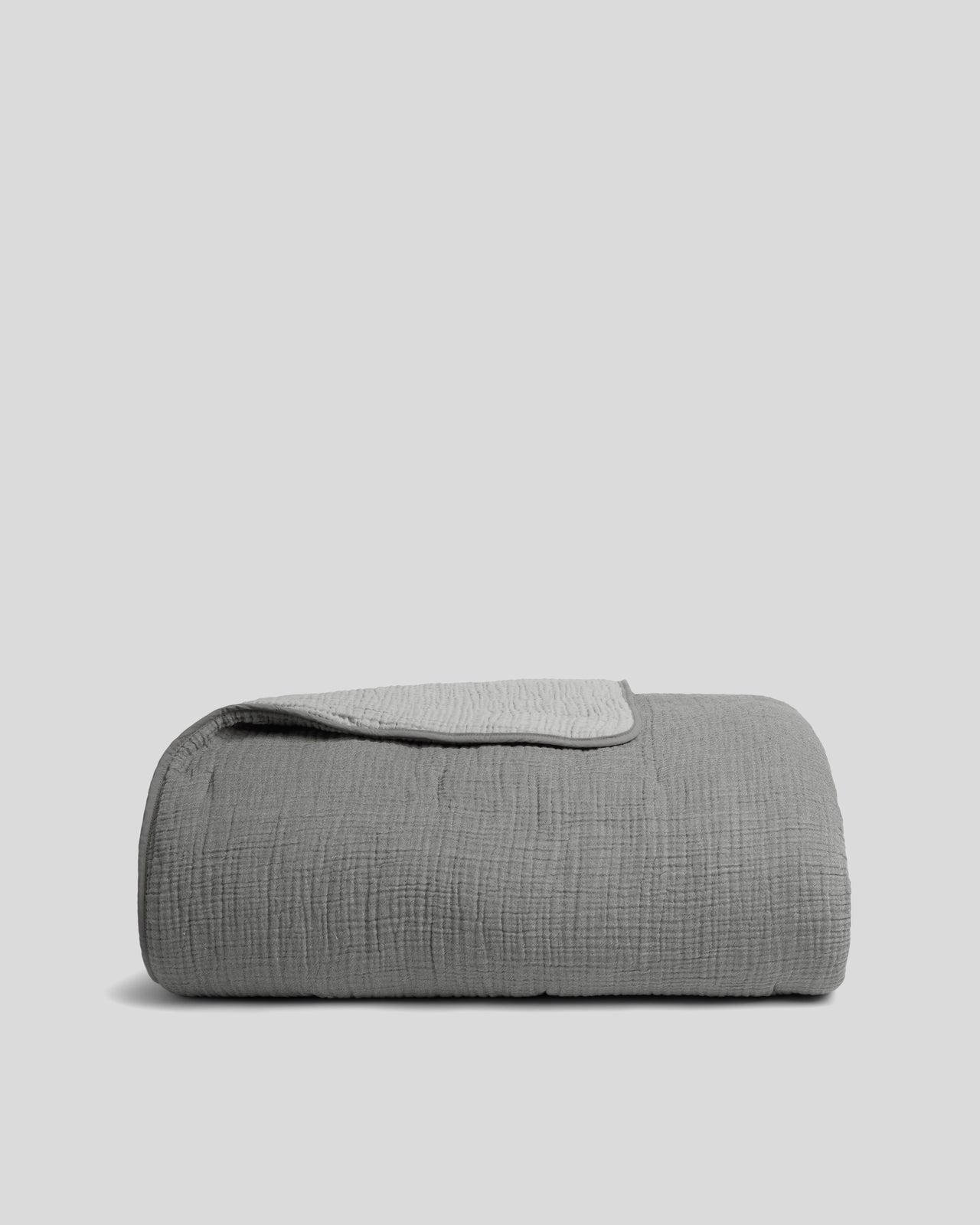 Organic Cloud Cotton Quilt (Steel and Smoke)