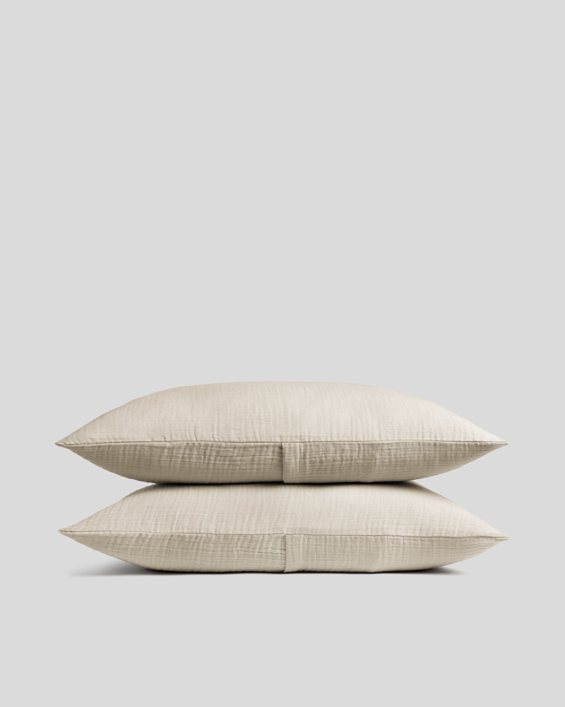 Organic Cloud Cotton Sham Set (Bone) - King / Bone