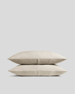 Organic Cloud Cotton Sham Set (Bone)