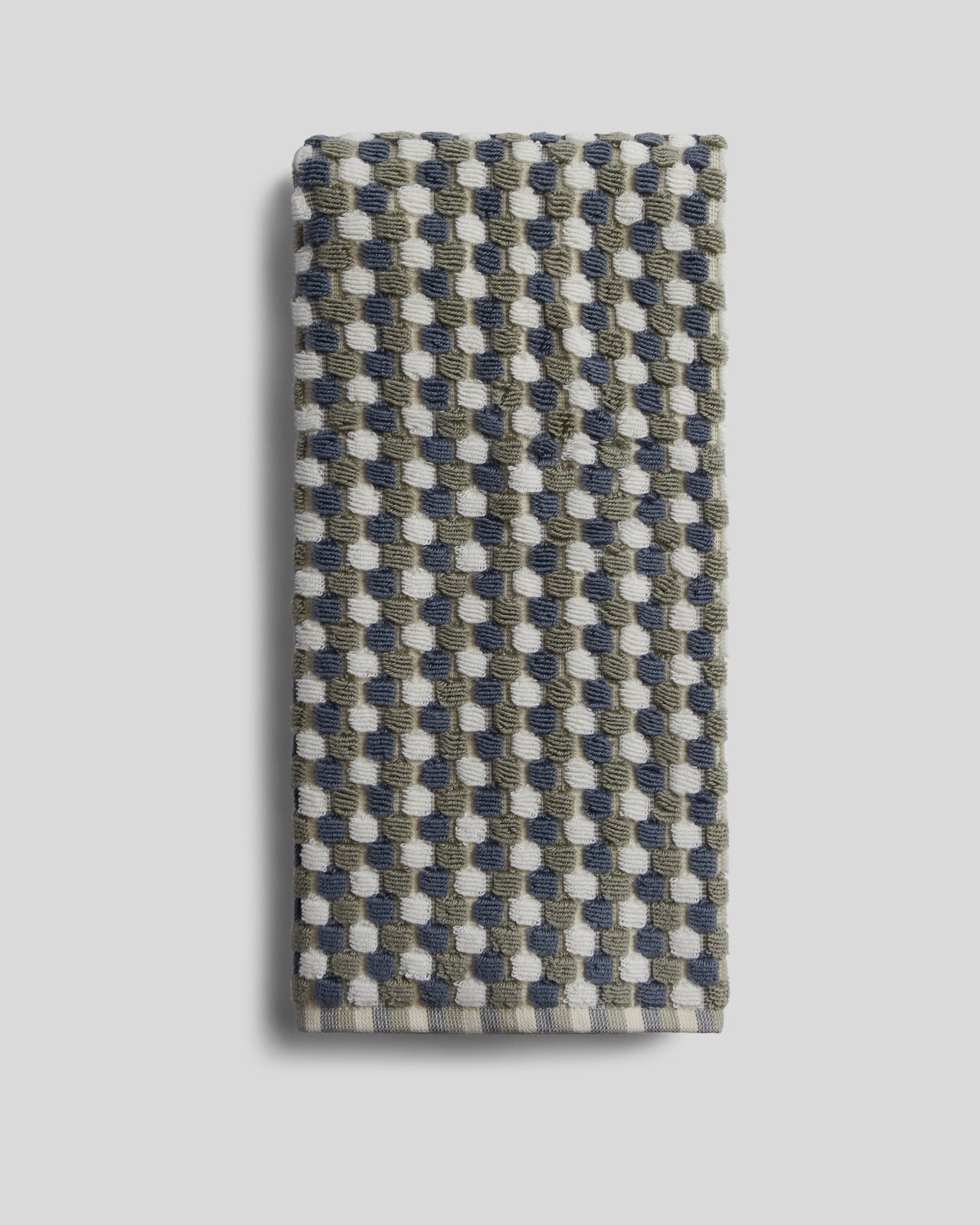 Organic Cotton Mosaic Towels (Moss and Dusk) - Hand Towel / Moss and Dusk