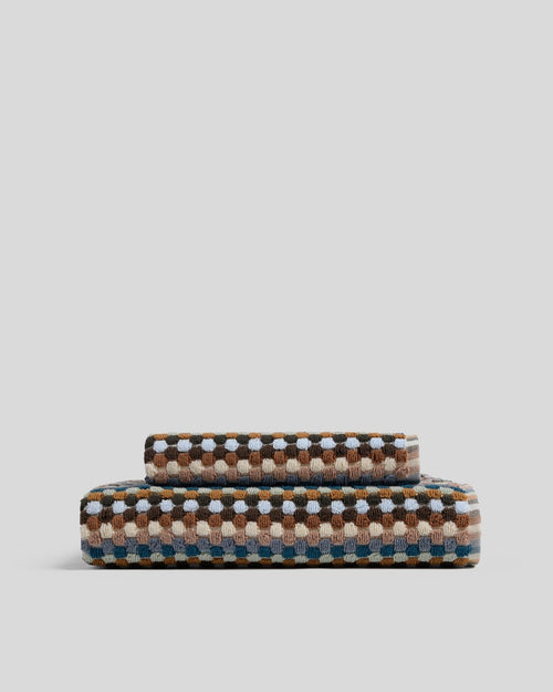 Organic Cotton Mosaic Hand Towel