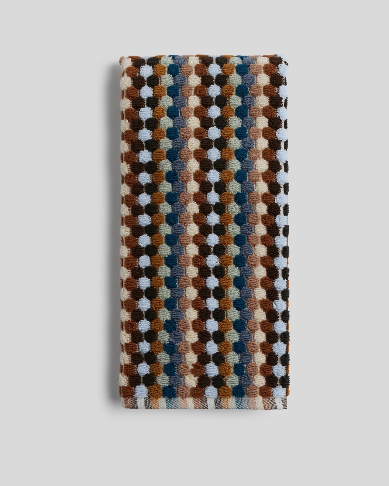 Organic Cotton Mosaic Towels (Multi) - Hand Towel / Multi