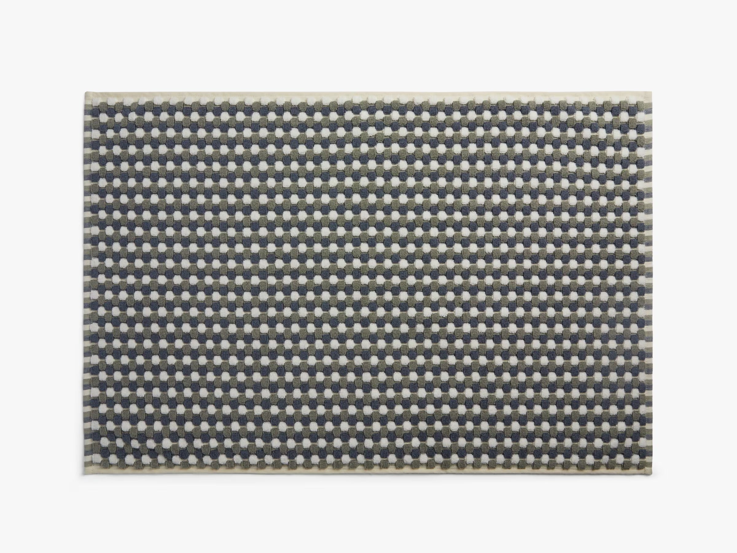 Organic Mosaic Tub Mat (Moss and Dusk)