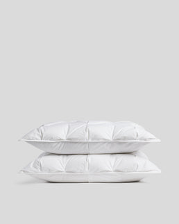 Organic Cotton Puff Shams (White)