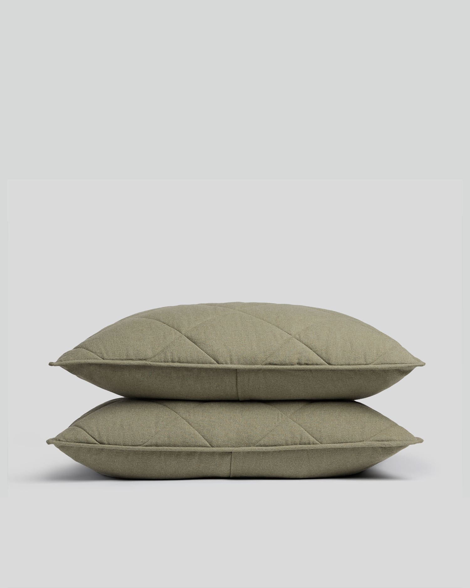 Flannel Quilted Shams