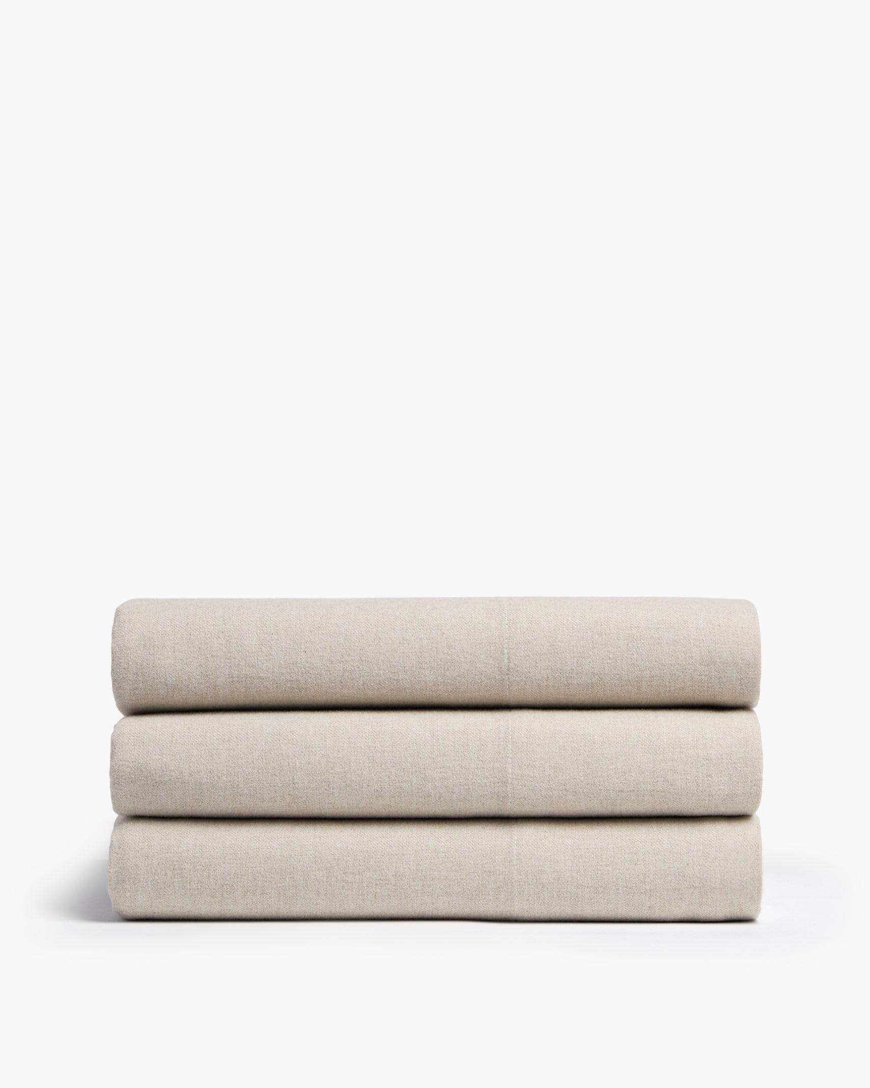Flannel Top Sheet (Bone)
