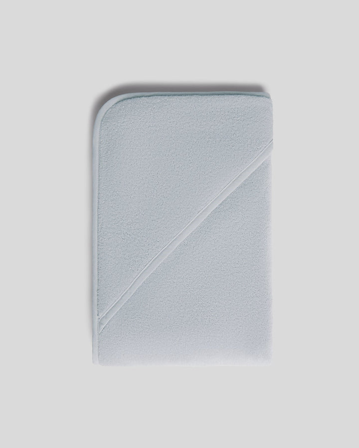 Organic Hooded Baby Towel (Sky)