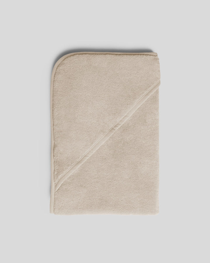 Organic Hooded Toddler Towel (Natural)