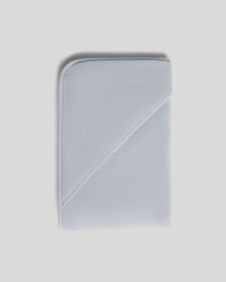 Organic Hooded Toddler Towel (Sky)