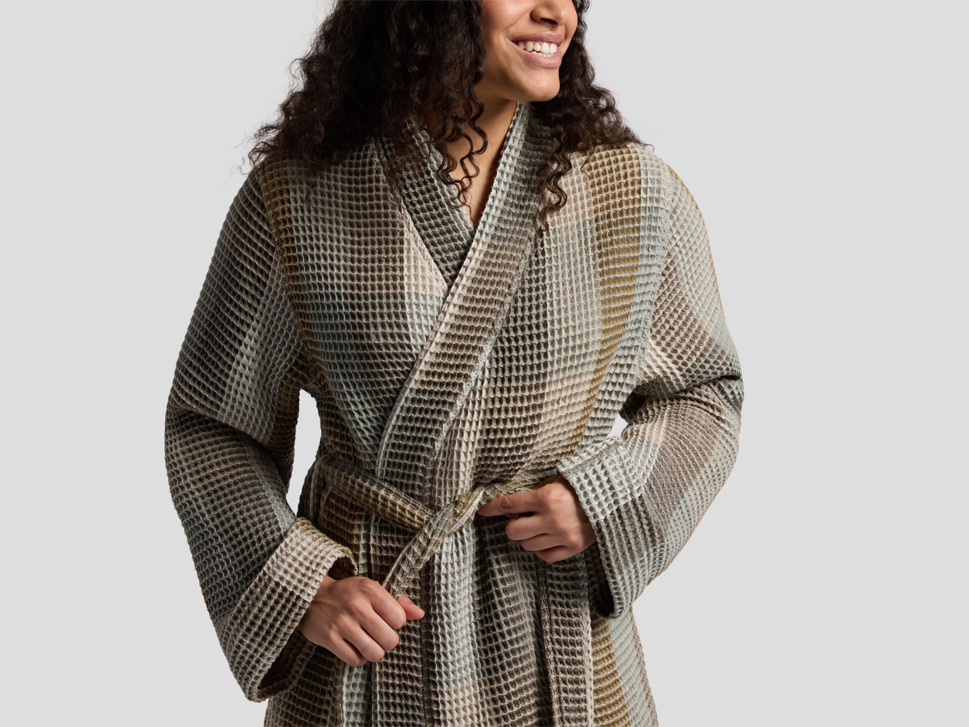 Organic Plaid Waffle Robe – Parachute Home