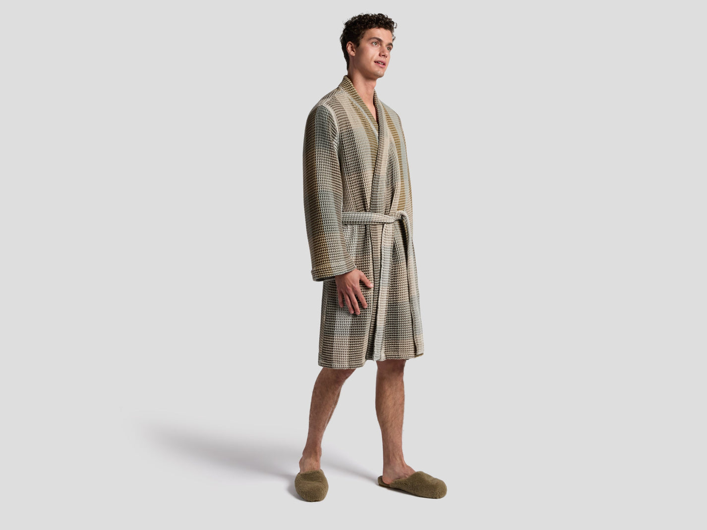 Organic Plaid Waffle Robe – Parachute Home