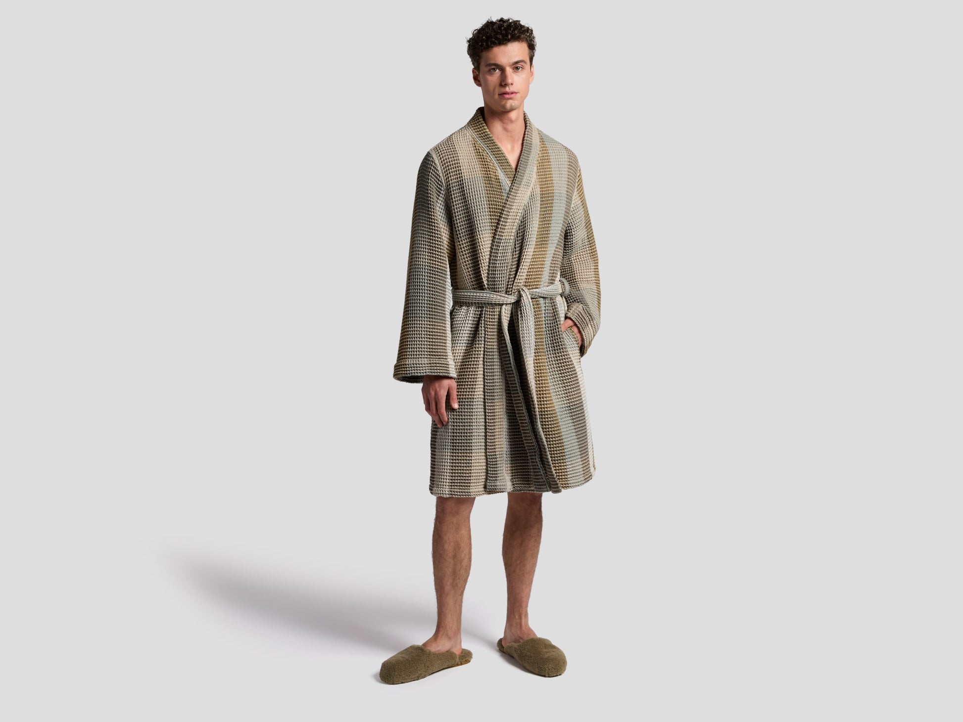 Organic Plaid Waffle Robe – Parachute Home