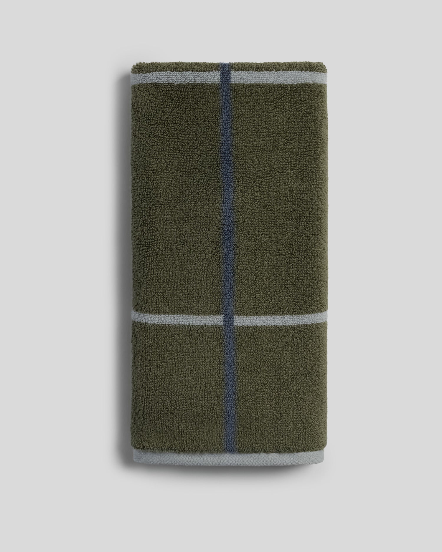 Organic Plush Towels (Thyme Windowpane) - Thyme Windowpane / Hand Towel