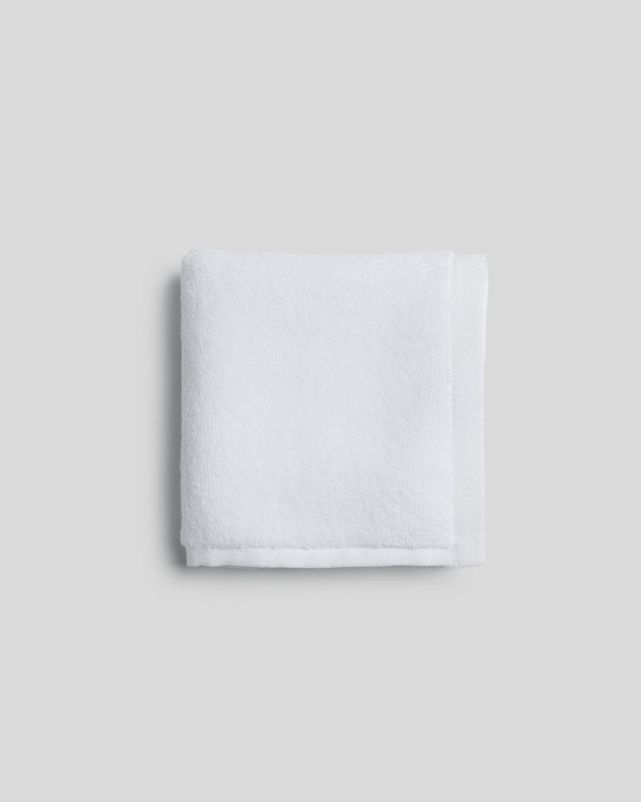 Organic Plush Towels (Bone) - White / Washcloth