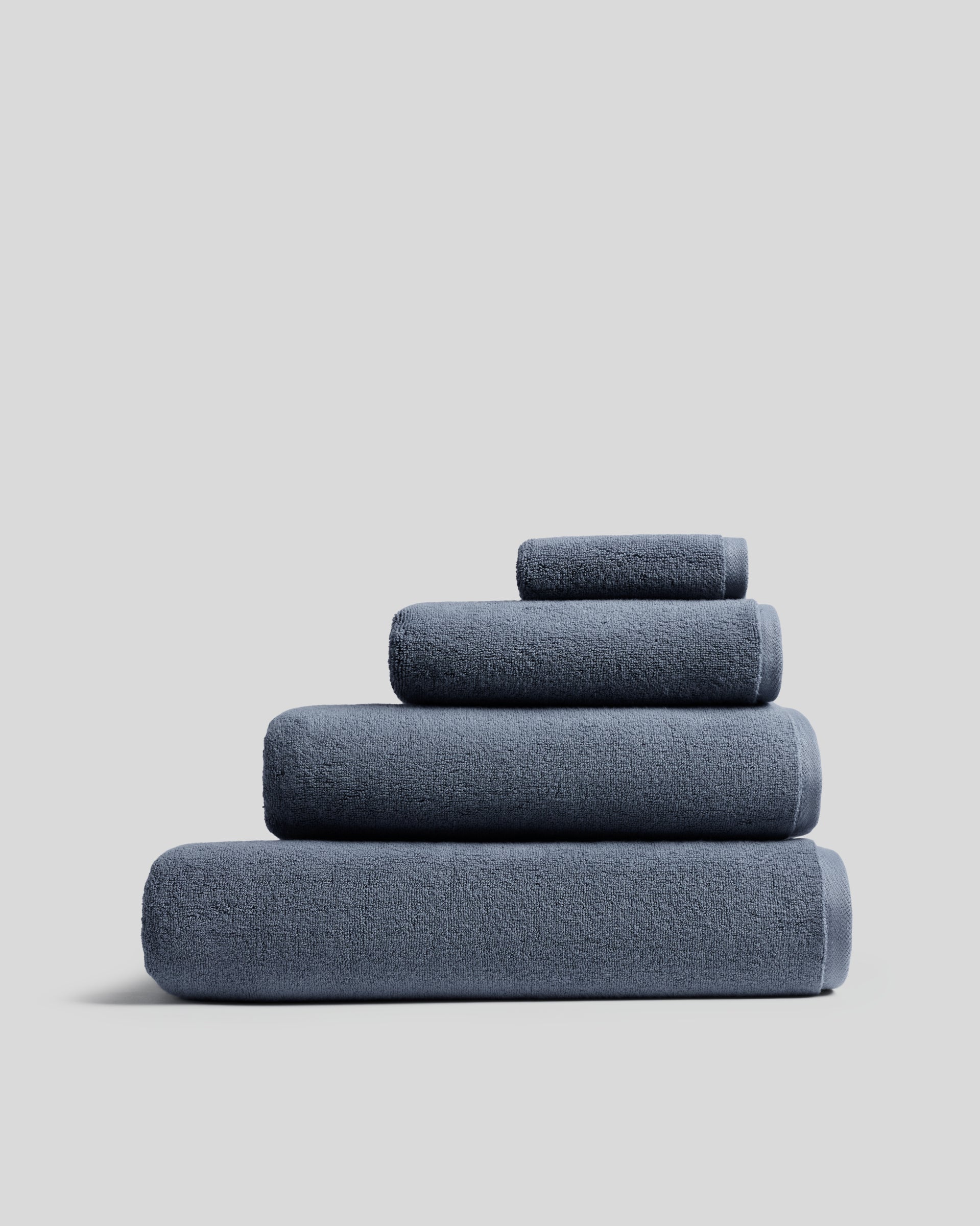 Organic Plush Towels (Pebble Color)