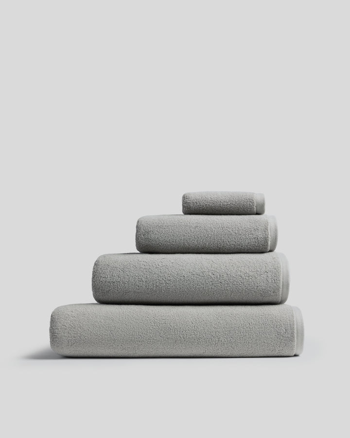 Organic Plush Towels (Pebble)