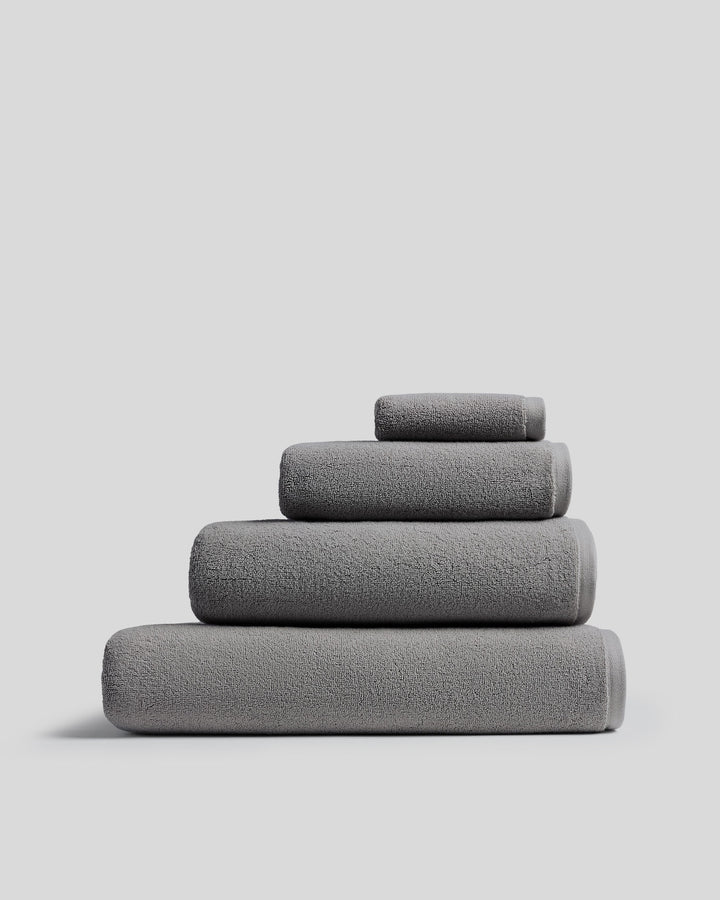 Organic Plush Towels (Pebble)