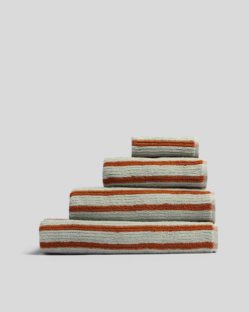 Organic Resort Stripe Hand Towels