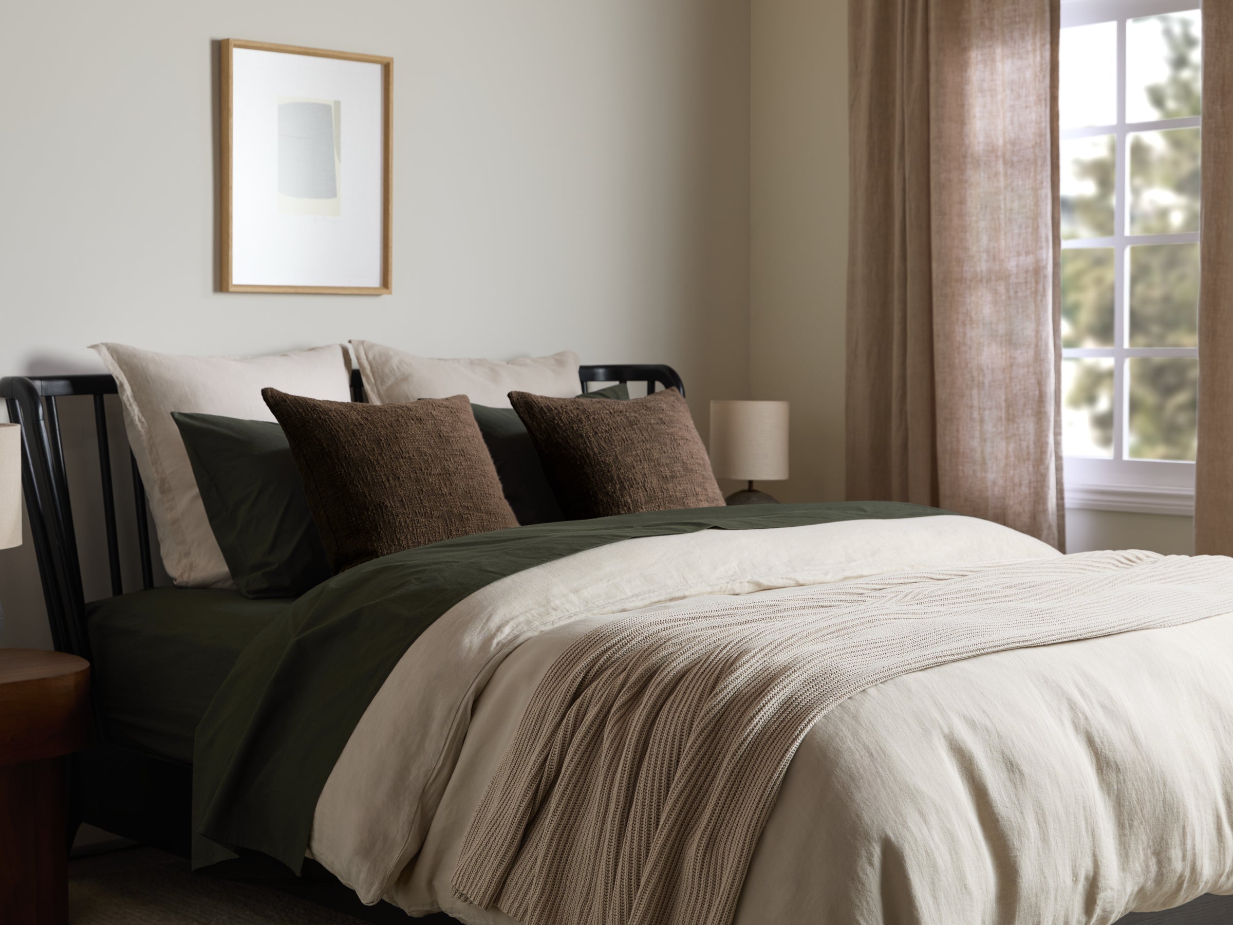 Organic Rib Knit Throw - Thumbnail 5