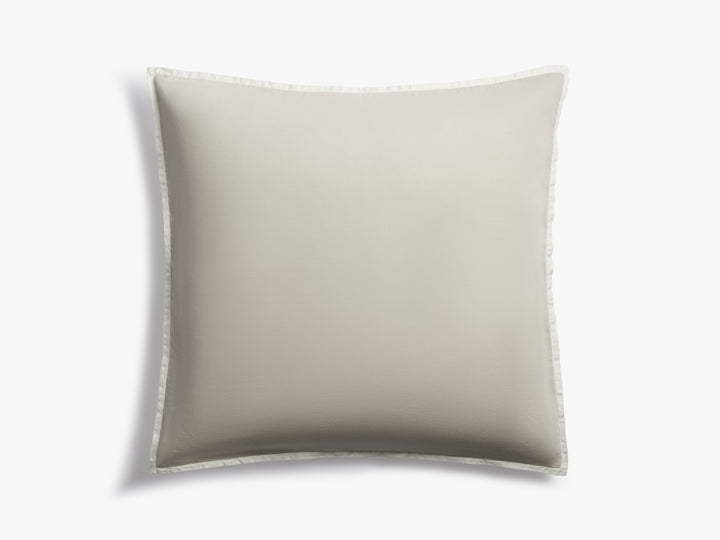 Organic Soft Luxe Euro Sham (Bone)