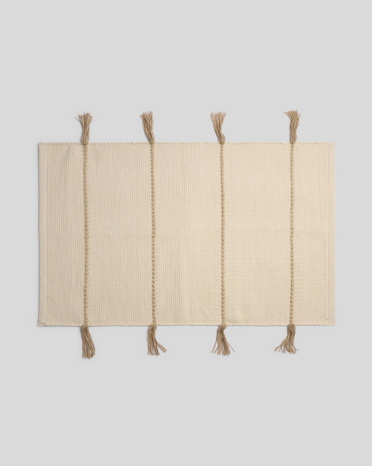 Organic Tassel Bath Rug