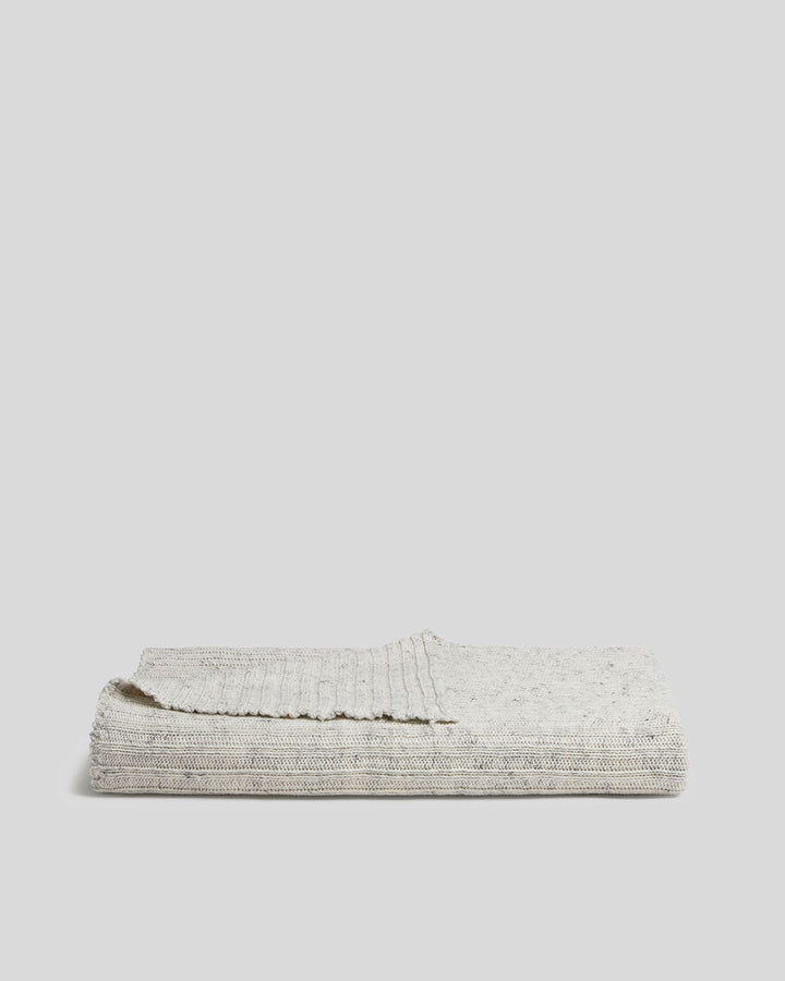Oversized Rib Knit Throw (Marled)