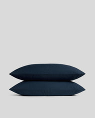Percale Pillowcase Set (Ink)
