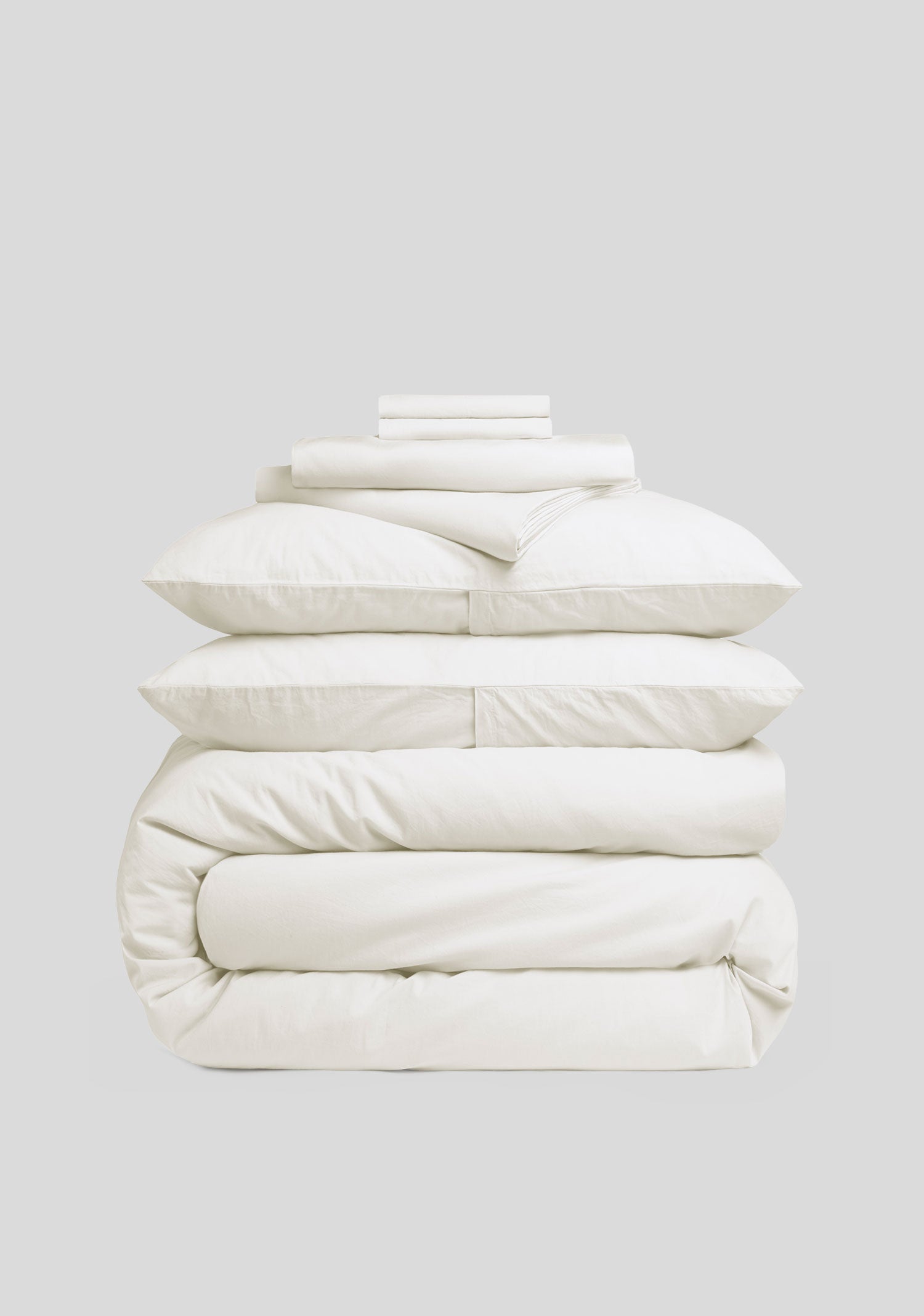 Percale Bundle - Light Grey - Queen (Guest Bedrooms)