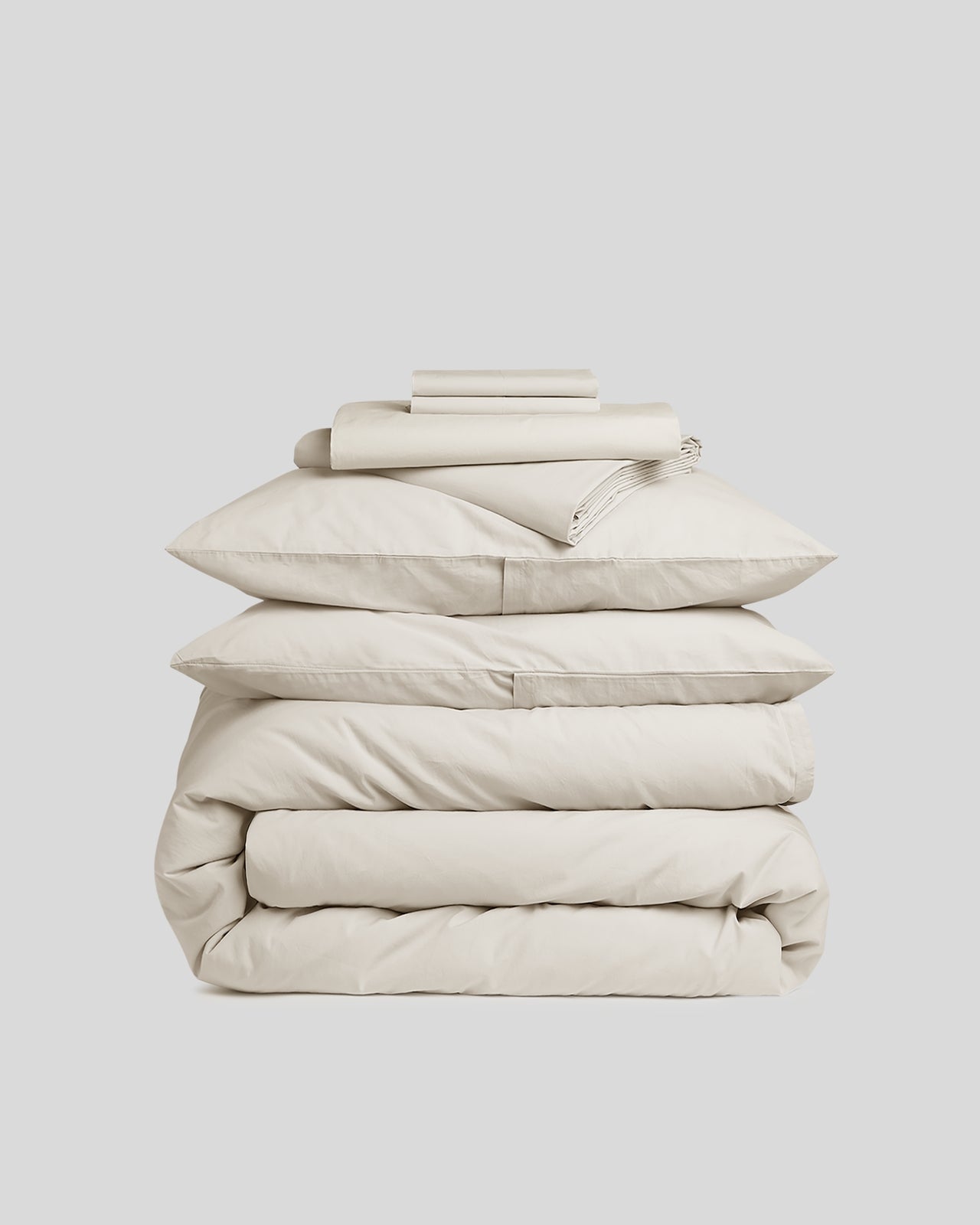 Percale Bundle - Bone K/CK - King / Back Envelope