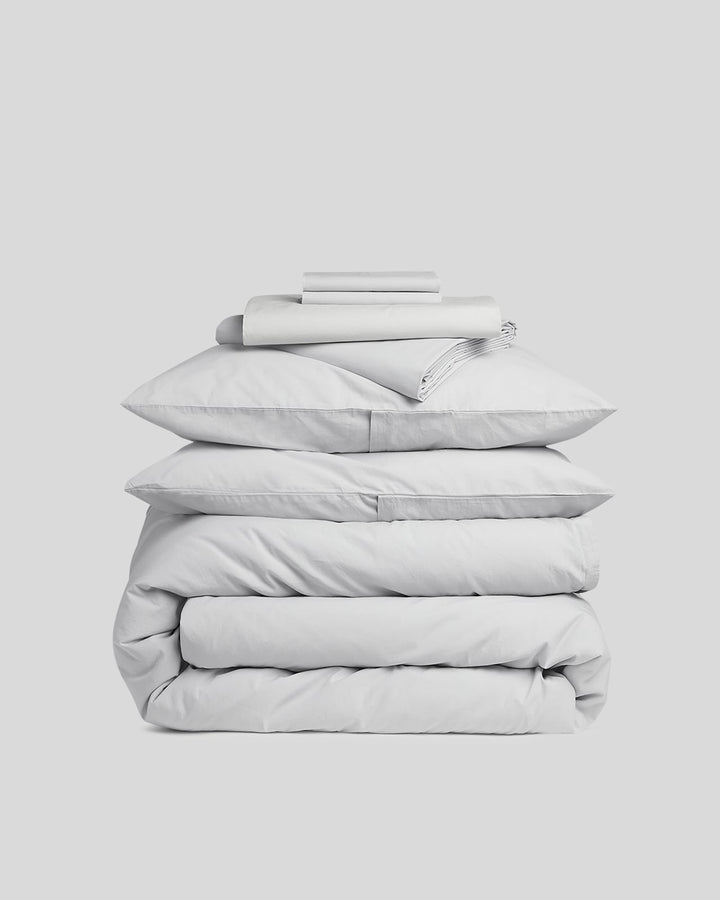 Percale Bundle - Light Grey K/CK