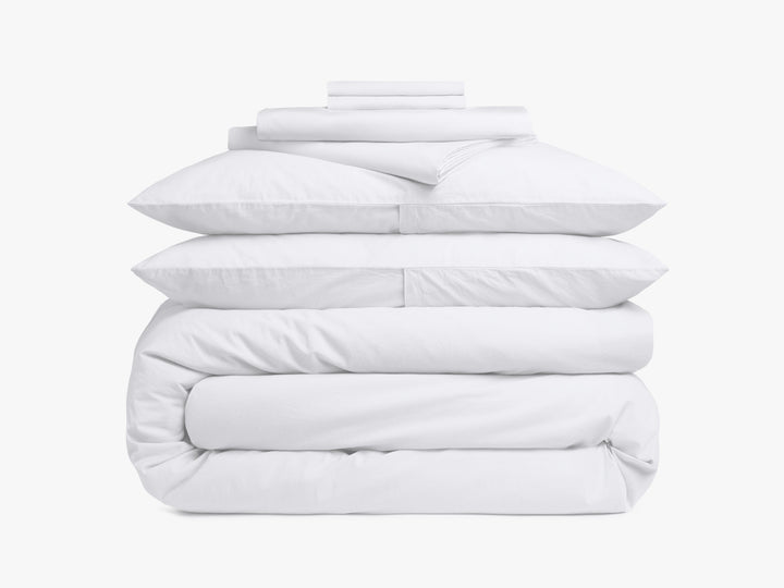 Percale Bundle - White F/Q