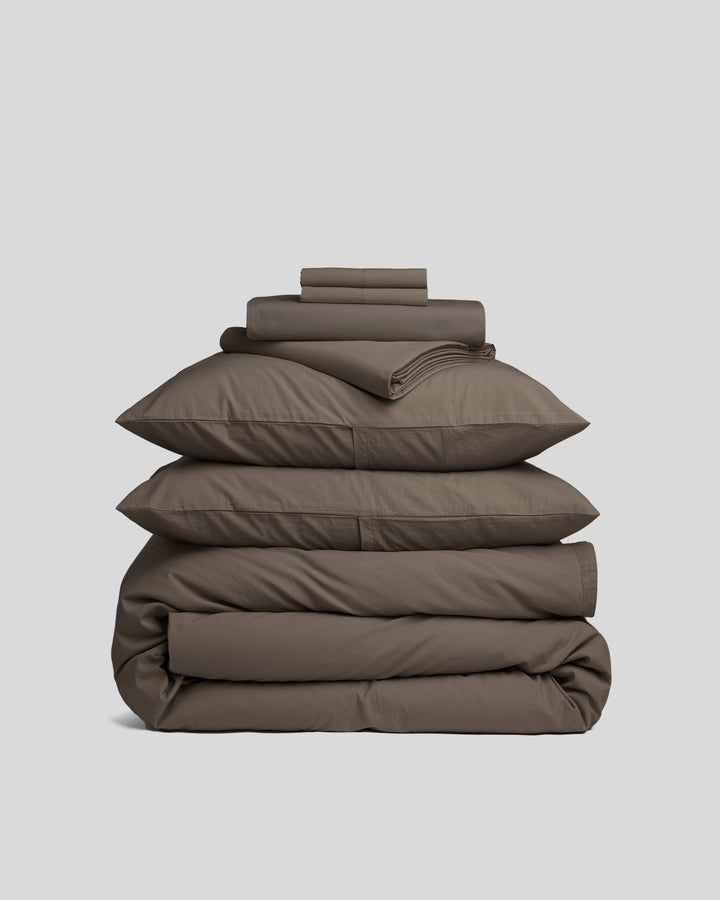 Percale Bundle - Warm Grey TW/XL