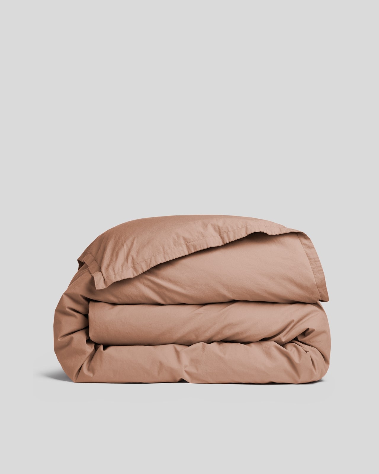 Percale Duvet Cover (Bone) - Queen / Adobe