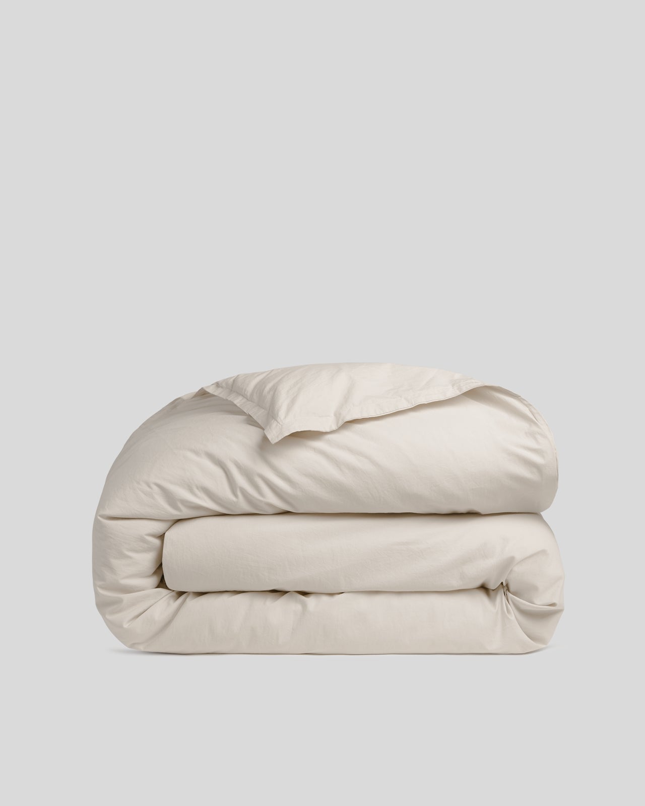 Percale Duvet Cover (Bone) - Twin/Twin XL / Bone