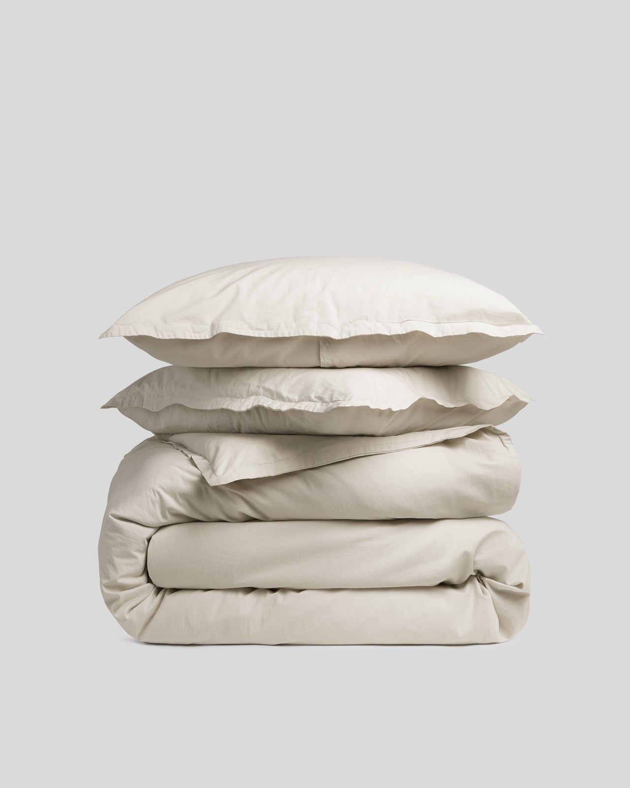 Percale Duvet Cover Set - Bone F/Q – Parachute Home