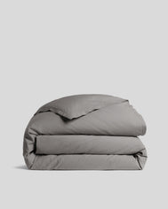 Percale Duvet Cover (Pebble)