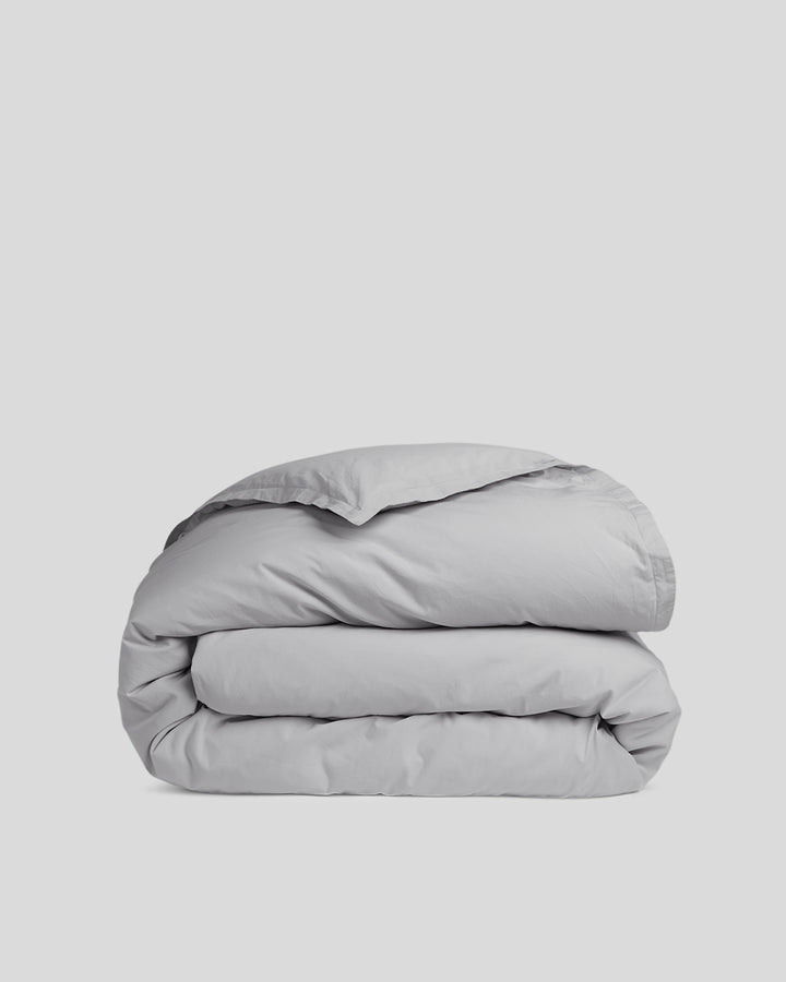 Percale Duvet Cover (Sky)